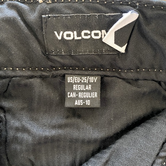 Volcom Shorts Boy Youth Khaki Size 25 / 10Y - Picture 3 of 3